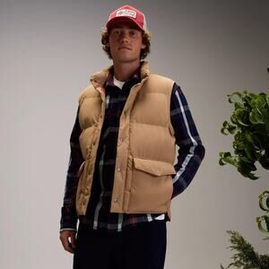 Alpine Design Men's 1962 Puffer Vest, Medium, Sahara Sand